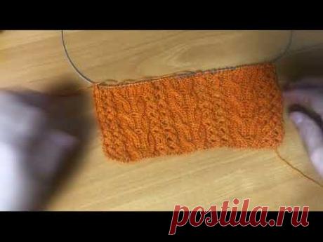 Классный узор спицами для  многих изделий