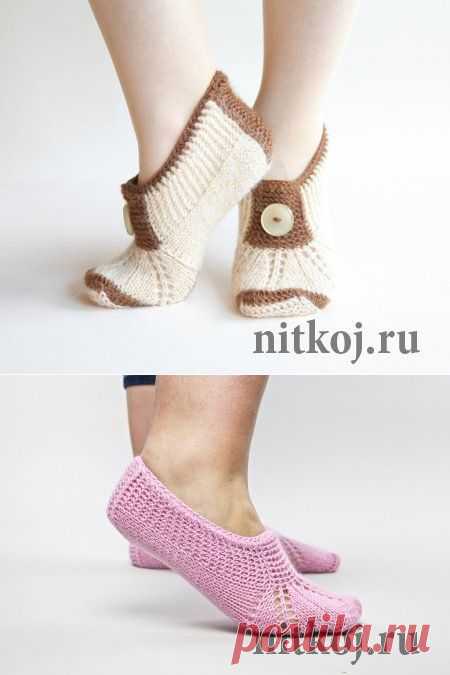 Тапочки от Etsy » Ниткой - вязаные вещи для вашего дома, вязание крючком, вязание спицами, схемы вязания