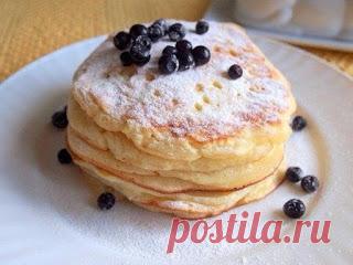 Самые вкусные рецепты: Быстрые оладьи на йогурте.