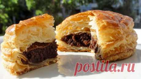 Питивье с шоколадом (Pithiviers) Комплимент от Шефа.