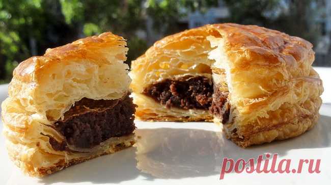 Питивье с шоколадом (Pithiviers) Комплимент от Шефа.