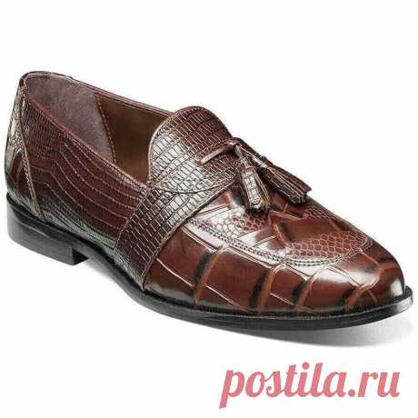 Stacy Adams Santana II Moc Toe Tassel Slip On Shoe Animal Print Cognac 25574-221 - Walmart.com Buy Stacy Adams Santana II Moc Toe Tassel Slip On Shoe Animal Print Cognac 25574-221 at Walmart.com