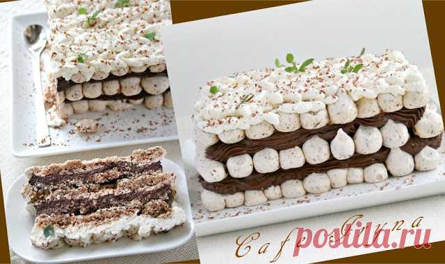 Сafe Iryna: Мятно-шоколадный торт-десерт с парижским кремом