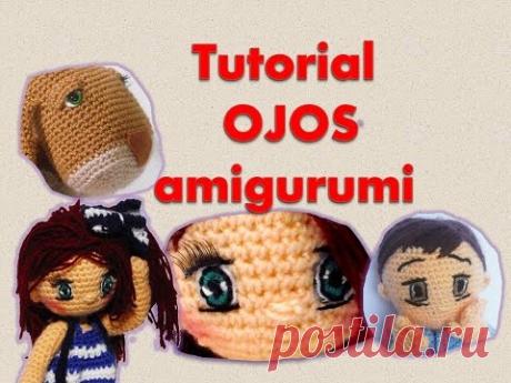 Tutorial como hacer ojos para amigurumis