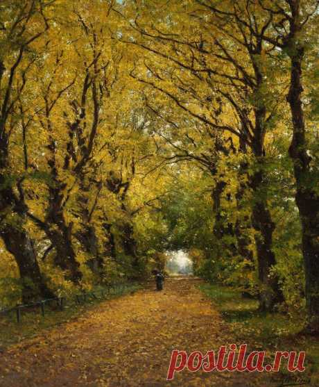 Художник Франц Кортенс (1850-1943)
&quot;Падающие листья&quot;, 1888 г.