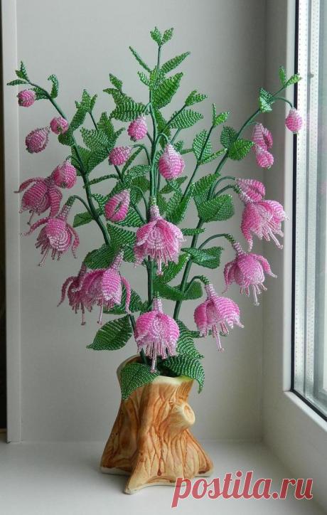 Мастер классы по плетению разных цветов из бисера