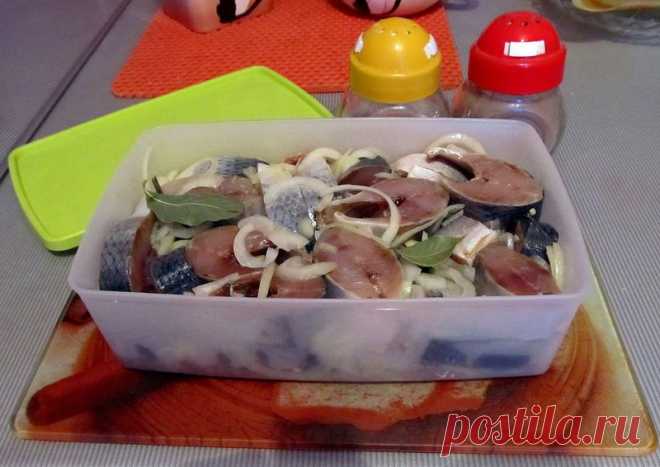 Селедочка в лимонном соке