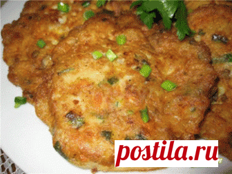 рыбные оладьи