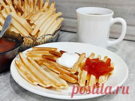 Венские вафли на молоке - Oбжорка Gluttony.ru Венские вафли прекрасный десерт к чаю кофе Вафли сочитаются с джемом, сгущенкой со сметаной Готовить венские вафли несложно и быстро