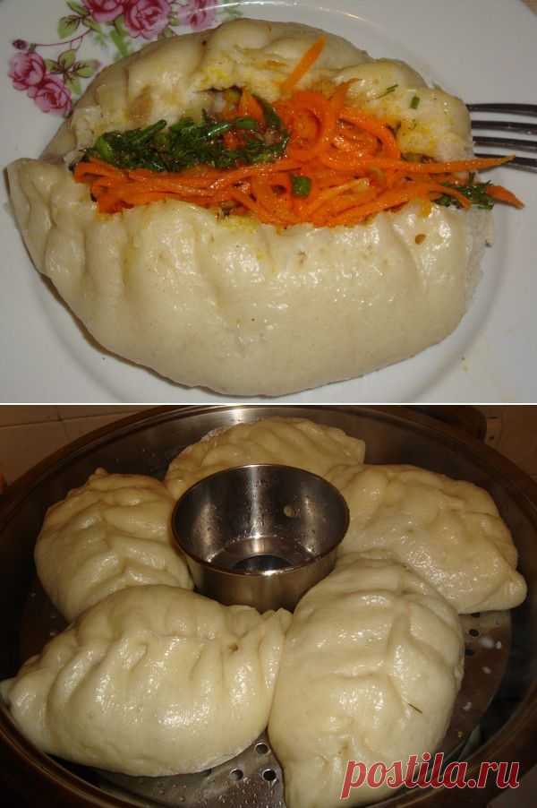 Пирожки на пару по-корейски "Пигоди" | Четыре вкуса