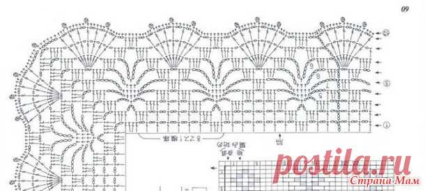 Туника в стиле бохо крючком. Туника филейным узором схема | Handmade24