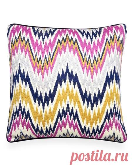 Джонатан Адлер лаванды Уорт-Авеню Подушка Барджелло и соответствующие элементы