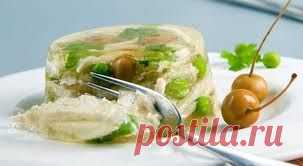 Заливное из Курицы и Овощей, Рецепт