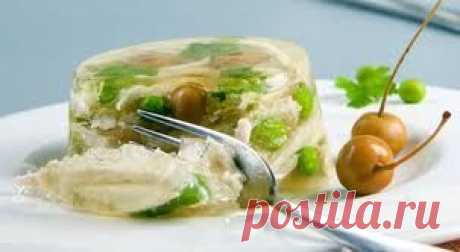 Заливное из Курицы и Овощей, Рецепт