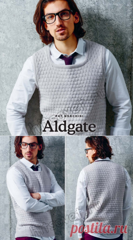 Вязание мужского жилета Aldgate - Хитсовет