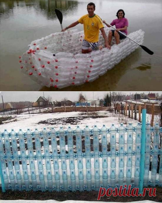➤ Поделки из пластиковых бутылок: дом, теплица, забор, мебель, цветы, абажур (65 фото) | ☛ Женский журнал