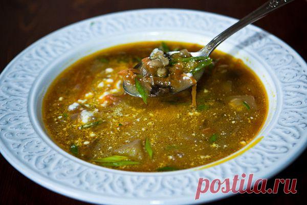 Суп грибной деревенский