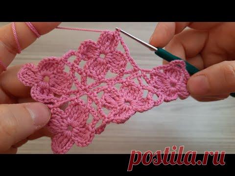 Wonderful  Crochet Flowers Baby Vest - Blanket Knitting Pattern *Trends crochet model