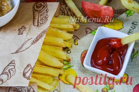 Картошка Фри в духовке без масла, рецепт с фото пошагово