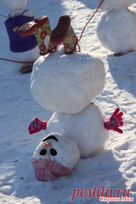 Такие разные снеговики - Кладовая инета - Страна Мам