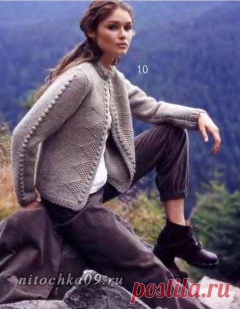 Жакет с шишечками | HandMade