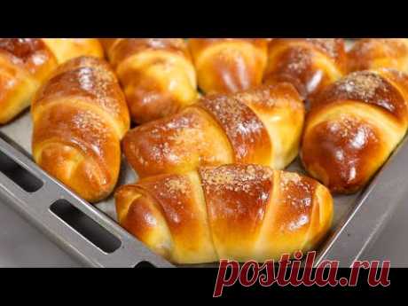 Пуховые РОГАЛИКИ с яблоками 🍎 Всегда мало - сколько не приготовишь!