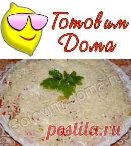 Рецепт: Салат из ветчины с сыром