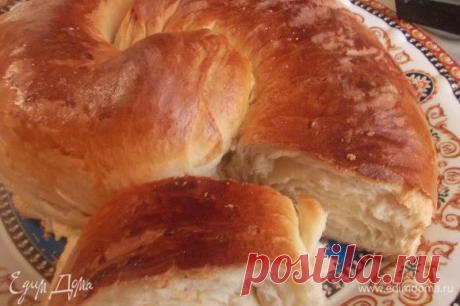 Пирог "Флуто". Ингредиенты: яйца куриные, дрожжи свежие, сахар | Едим Дома кулинарные рецепты от Юлии Высоцкой