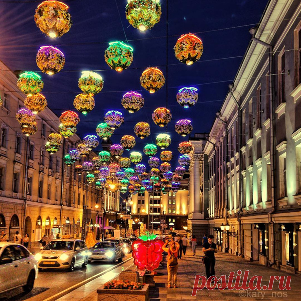 сказочная Большая Дмитровка. Доброй ночи, Москва 🌃✨