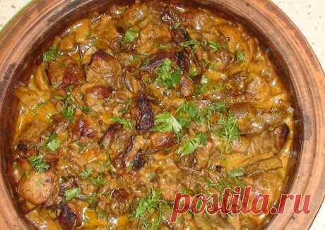 Паприкаш или мясо по венгерски с грибами