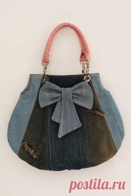 Джинсовая сумка: мастер-класс