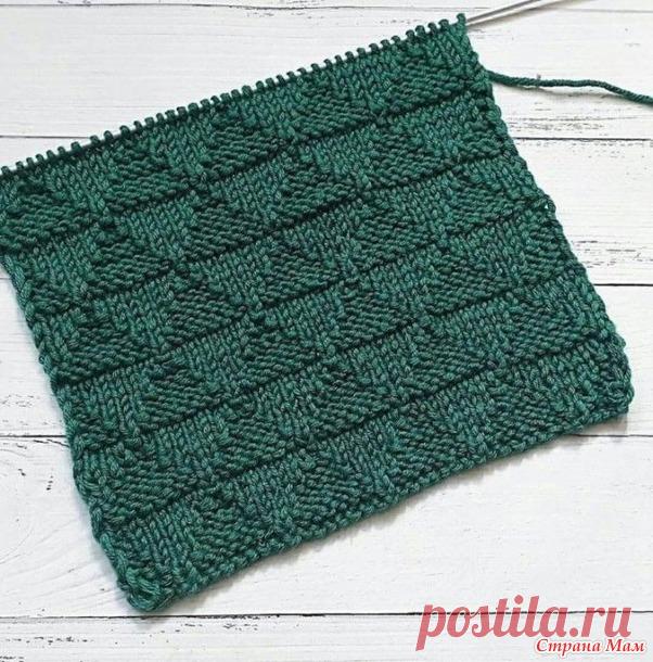 Узор с ёлочками - Вязание - Страна Мам