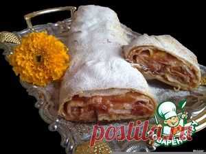 Сливовый штрудель в лаваше - кулинарный рецепт