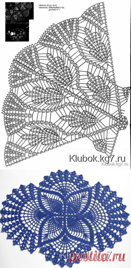 Шикарная салфетка | Клубок