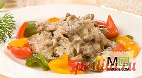 Говядина с луком - кулинарный рецепт. Миллион Меню