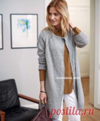 Кардиган спицами