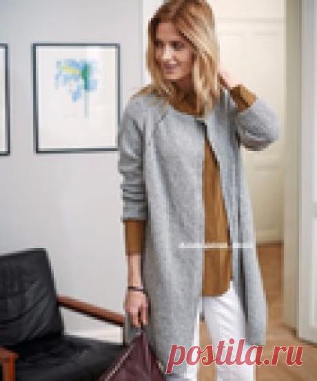 Кардиган спицами