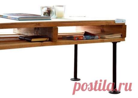 Журнальный столик из поддона