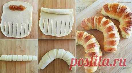 Сдобные Рогалики | Банк кулинарных рецептов