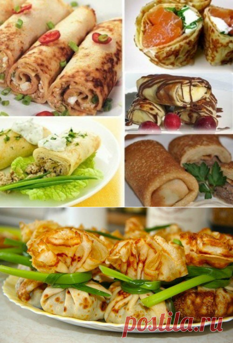 20 самых вкусных начинок для блинов | Домохозяйка