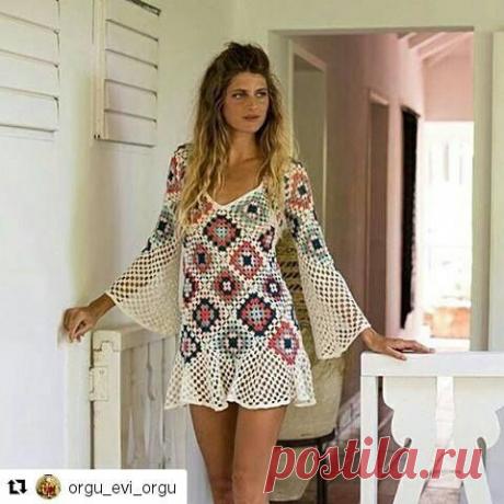 БАБУШКИН КВАДРАТ. Идеи вязания https://ctejidas.co/patron-1860-como-tejer-blusa-ganchillo/ https://ctejidas.co/patron-10-blusa-con-triangulos-crochet/  