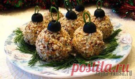 Салат «Шарики для елки»