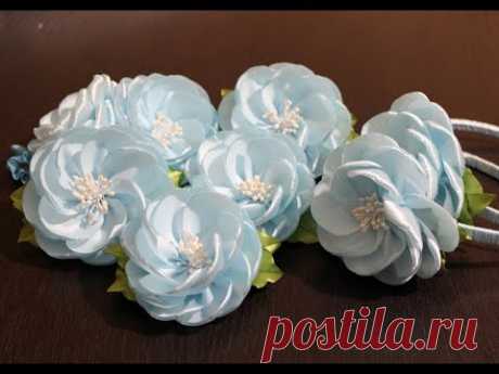 Цветы из Лент Своими Руками |KANZASHI
