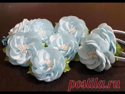 Цветы из Лент Своими Руками |KANZASHI