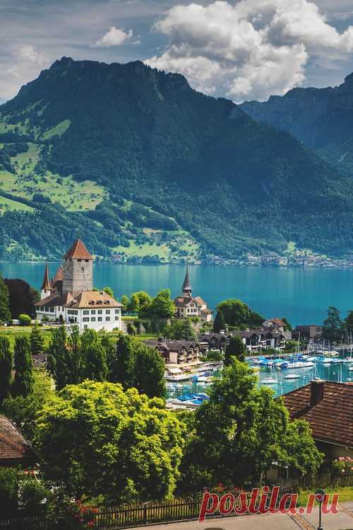 Lake Thun, Switzerland  |  Pinterest • Всемирный каталог идей