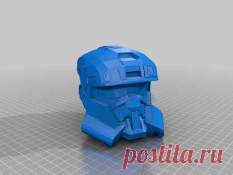 Halo Reach EDO helmet by Jace1969 An old file from my Pepakura making days that I discovered in Pepakura Designer you can export to .OBJ and in "Windows 10 3DBuilder or 123Design" export to .STL. Unfortunately I don't have the skills yet to improve further on the model, but maybe someone out there would like to tidy it up. Please upload it back as a remix if you do take the time to clean it up.
Please note this was originally uploaded to the net as a free down load. So I c...