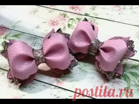 МК КРАСИВЫЙ БАНТ ПО ШАБЛОНУ DIY BEAUTIFUL BOW PATTERN