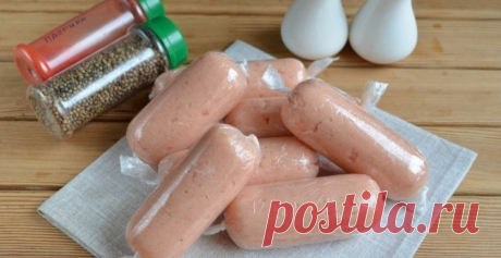 Домашние сосиски из курицы — Вкусные рецепты