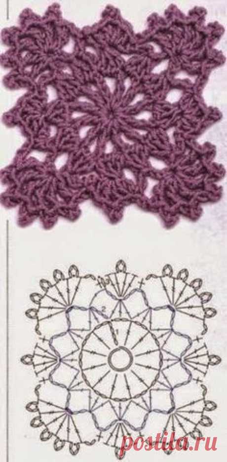 (8) Crochet squares в Pinterest