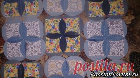 Коврик из старых джинс - запись пользователя Надежда (Надежда) в сообществе Шитье в категории Домашние мелочи своми руками